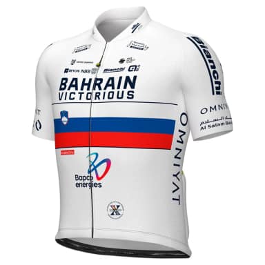 alé футболка с коротким рукавом prime bahrain victorious campione slovenia