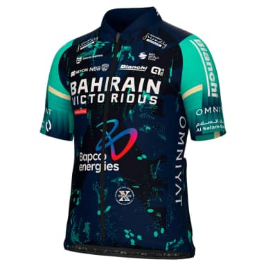 alé футболка с коротким рукавом bahrain victorious