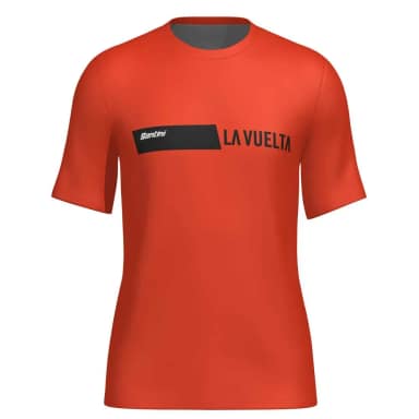santini футболка с коротким рукавом la vuelta leader