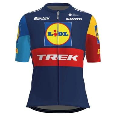 santini футболка с коротким рукавом lidl trek