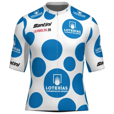 santini футболка с коротким рукавом la vuelta polka dot 2026