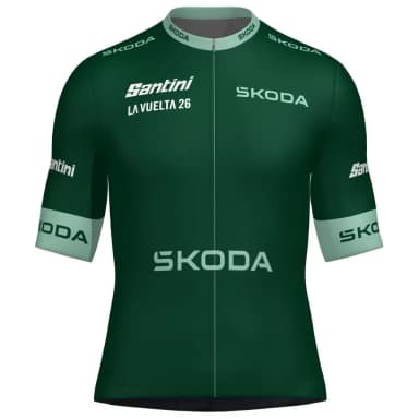 santini футболка с коротким рукавом la vuelta green 2026