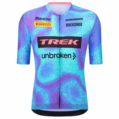 santini футболка с коротким рукавом trek factory racing 2026