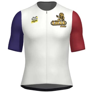 santini футболка с коротким рукавом tdf grand depart lille 2025
