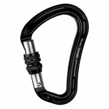 grivel wide k18n screw gate snap hook