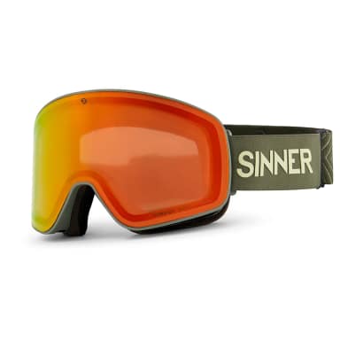 sinner snowghost ski goggles
