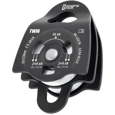 singing rock twin pulley