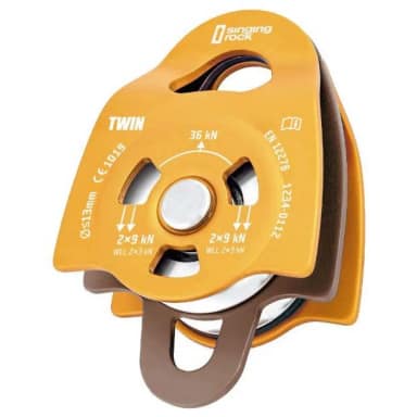 singing rock twin roll pulley