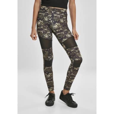urban classics camo tech mesh leggings