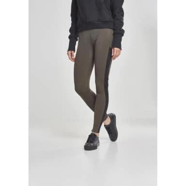 urban classics jacquard striped leggings
