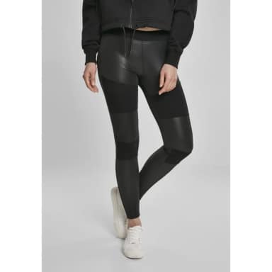urban classics fake leather leggings