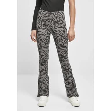 urban classics zebra boot high waist leggings