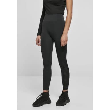 urban classics biker tech mesh high waist leggings