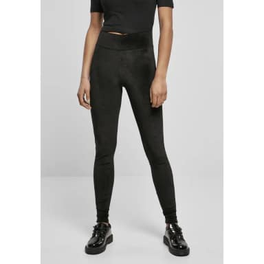 urban classics velvet high waist leggings