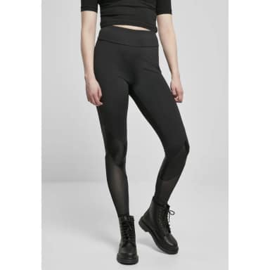 urban classics mixed tech high waist leggings