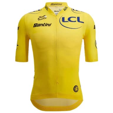 santini футболка с коротким рукавом tour de france official yellow 2025