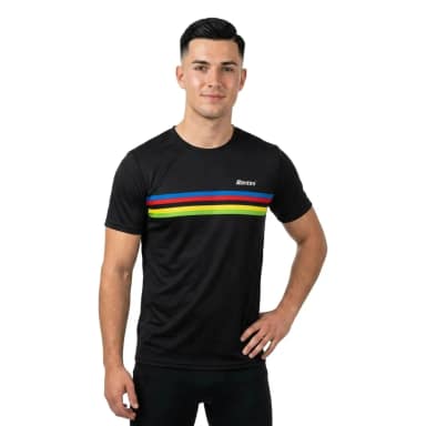 santini футболка с коротким рукавом uci world champion