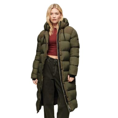 superdry rips longline jacket