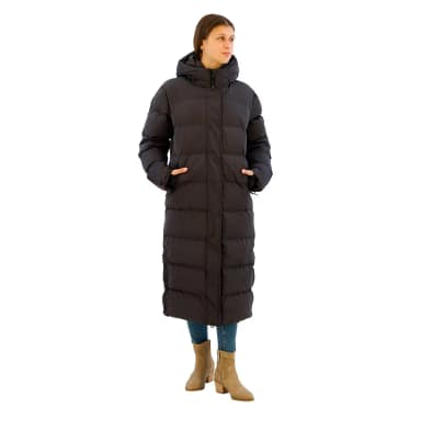 superdry microfibre longline puffer jacket