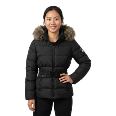 superdry fuji belted padded jacket