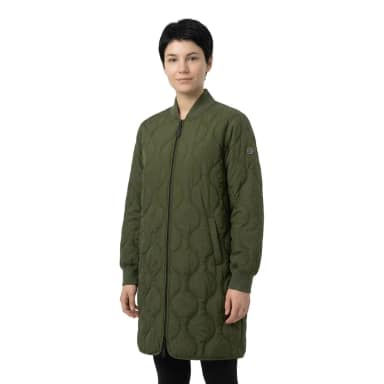 superdry long liner padded jacket