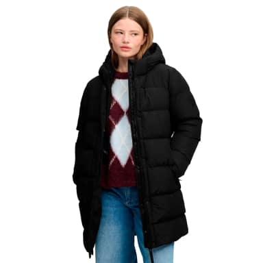 superdry hooded sports mid puffer jacket