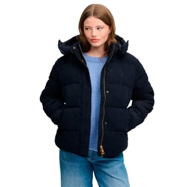 superdry premium cord puffer jacket