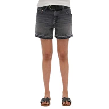 superdry mid rise cut off shorts