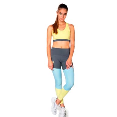 snap climbing three-colored leggings