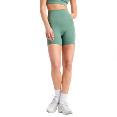 new balance script high waist short leggings