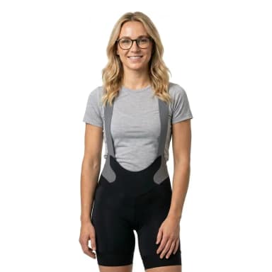 q36.5 grid skin bib shorts