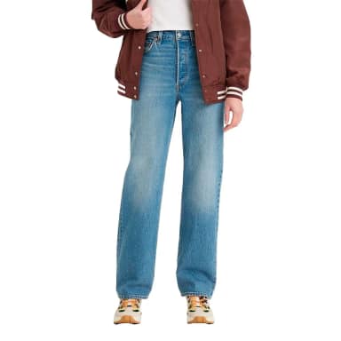 levi´s ® ribcage full length med jeans